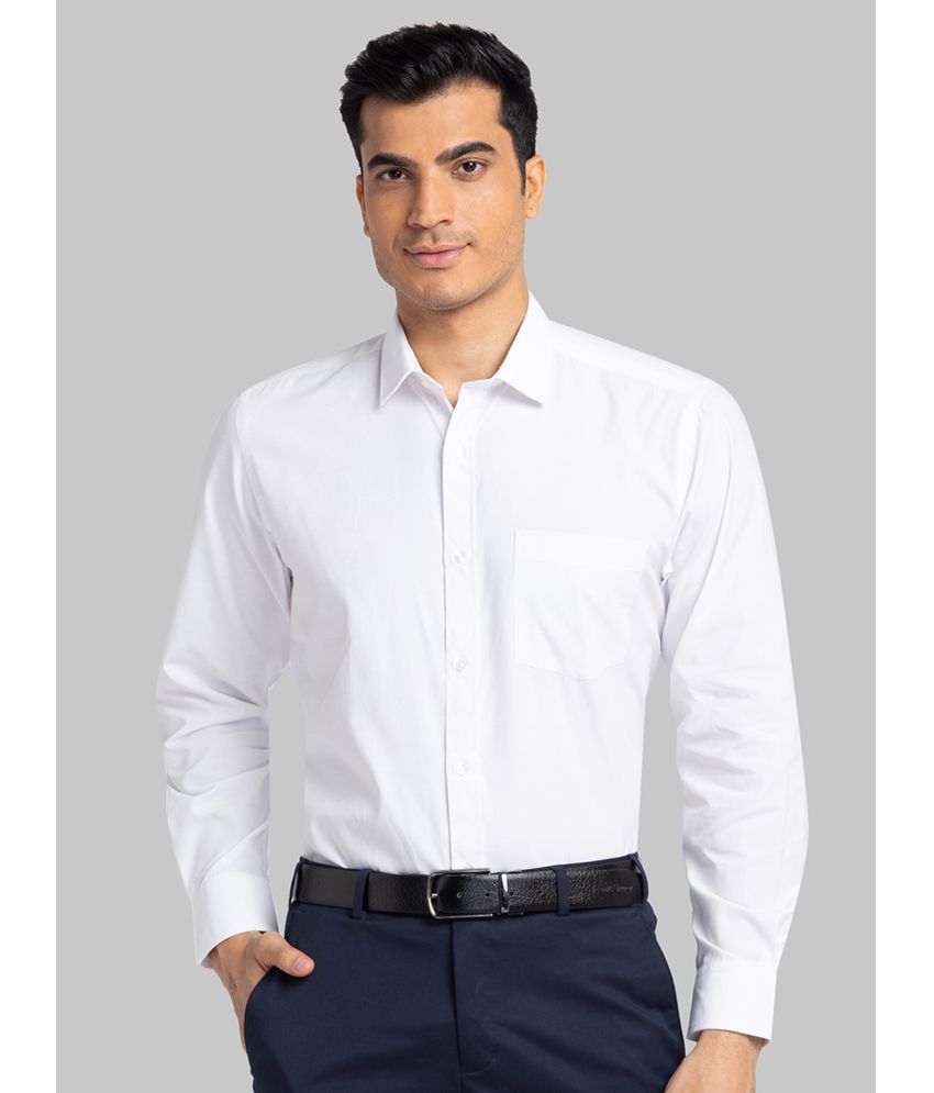     			Park Avenue Cotton Blend Regular Fit Full Sleeves Men's Formal Shirt - White ( Pack of 1 )