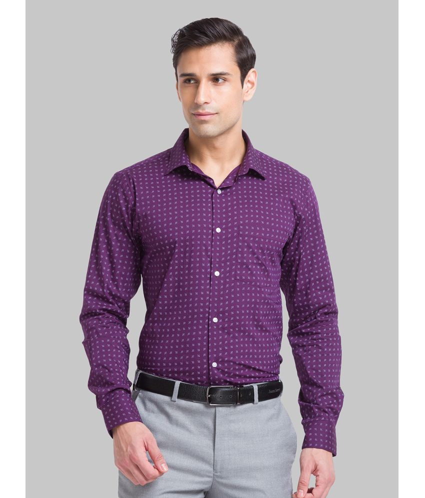     			Park Avenue Cotton Blend Slim Fit Full Sleeves Men's Formal Shirt - Multicolor ( Pack of 1 )