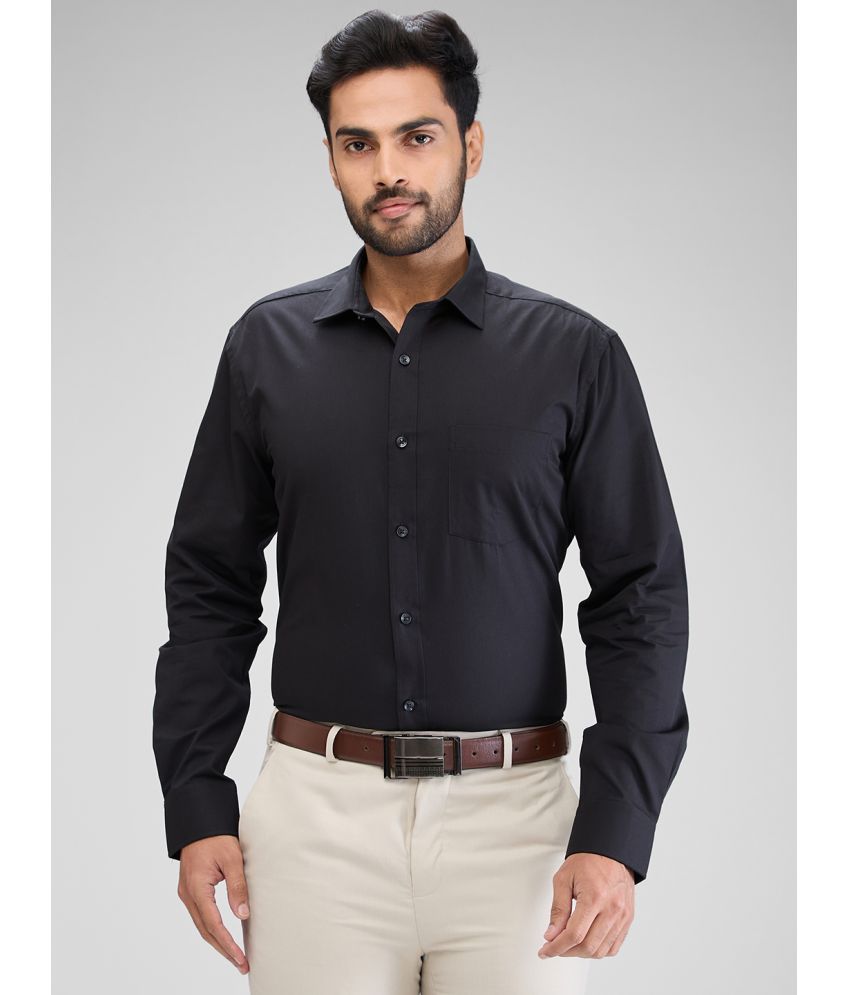     			Park Avenue Cotton Regular Fit Full Sleeves Men's Formal Shirt - Black ( Pack of 1 )