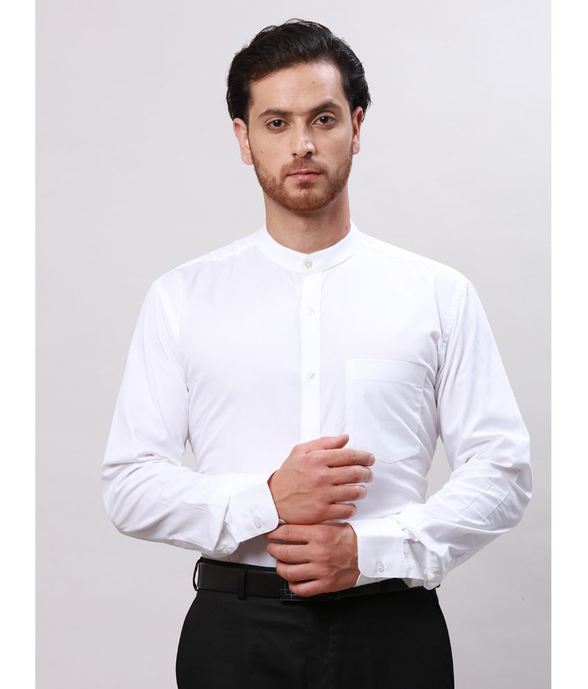     			Park Avenue Cotton Slim Fit Full Sleeves Men's Formal Shirt - White ( Pack of 1 )