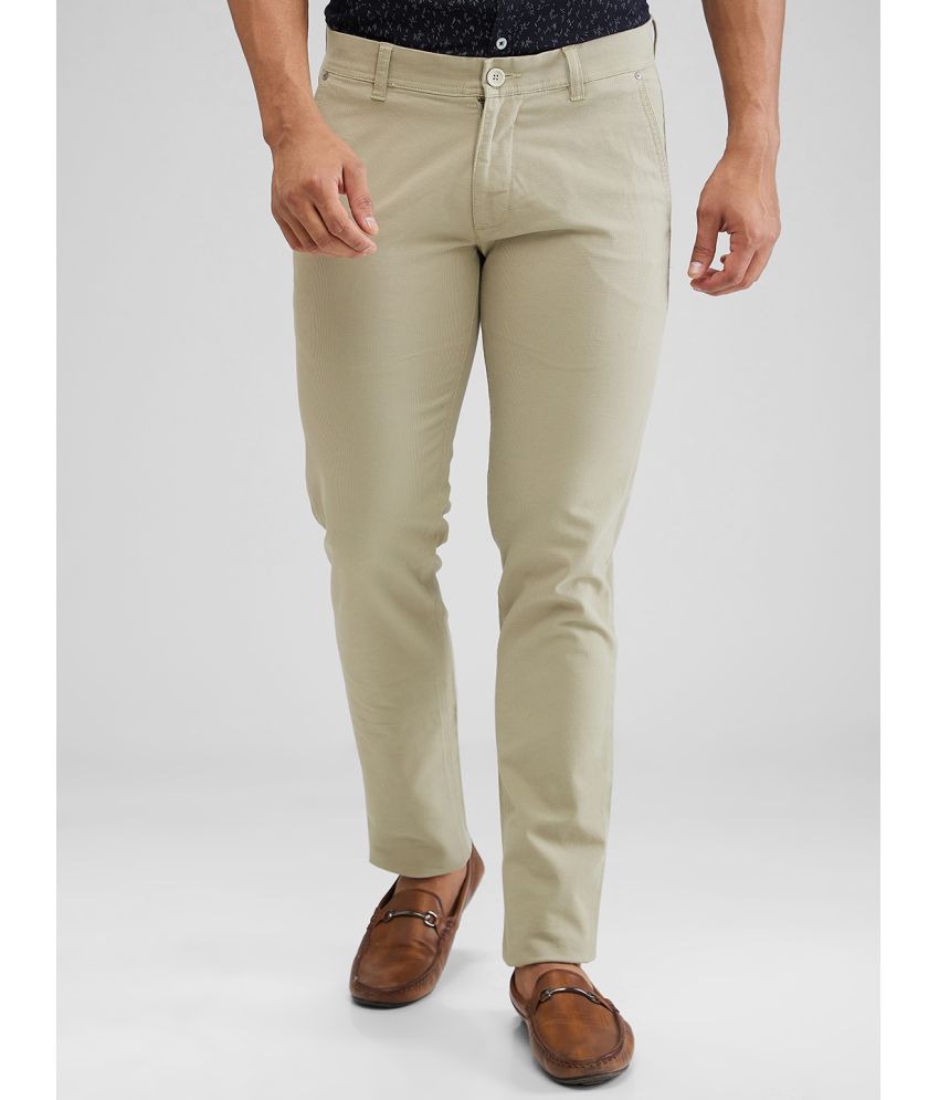     			Parx Tapered Flat Men's Chinos - Green ( Pack of 1 )