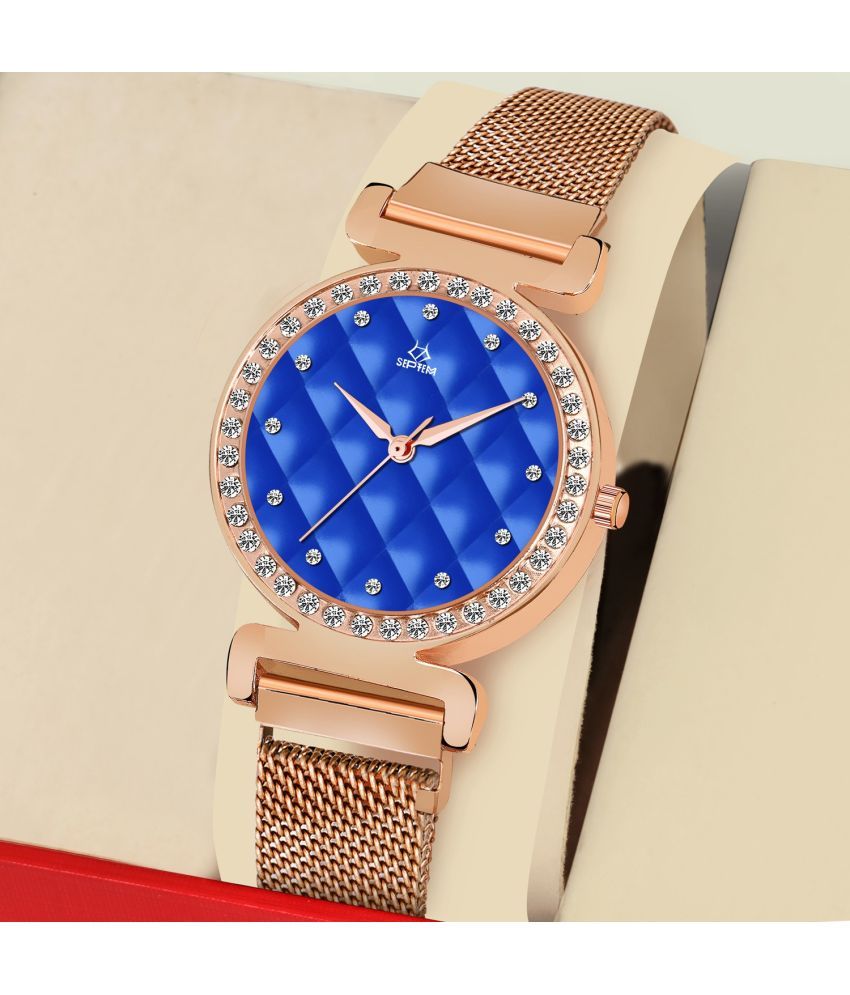     			Septem Rose Gold Metal Analog Men's Watch