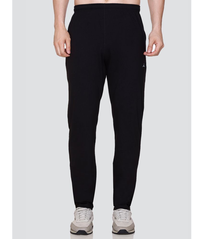     			Zeffit Black Cotton Blend Men's Sports Trackpants ( Pack of 1 )