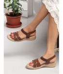 Carlton London Brown Women's Sandal Heels