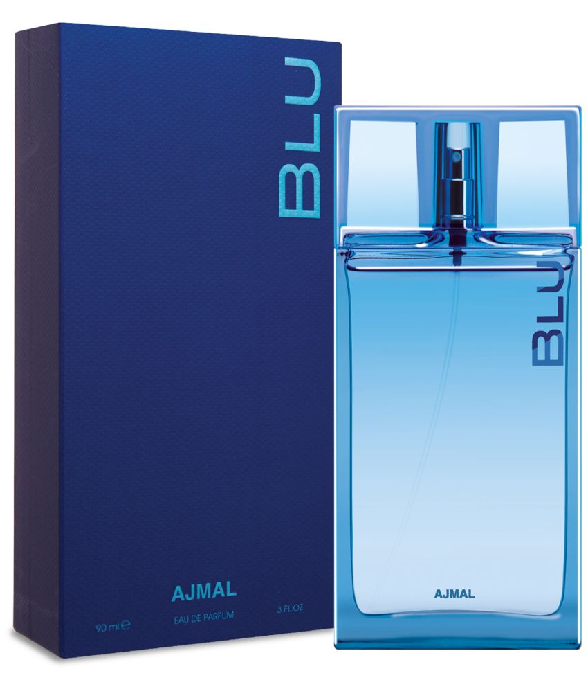     			Ajmal Blu EDP 90ML Long Lasting Scent Spray Citrus Perfume Gift For Men Made In Dubai Pack of 1