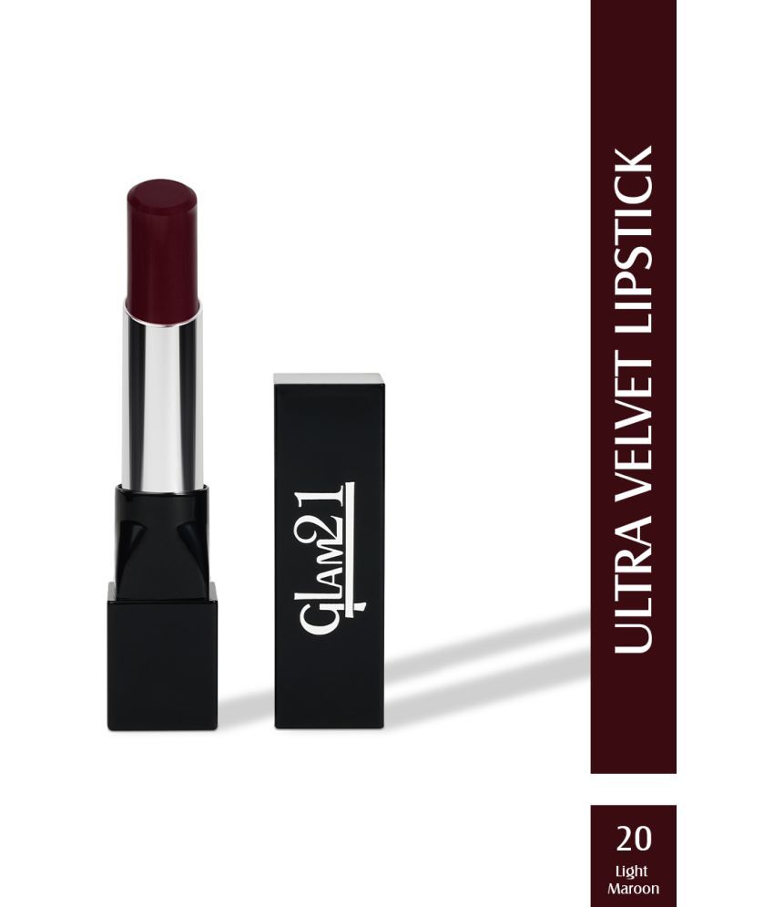     			Glam21 Long-lasting Ultra Velvet Lipstick With Creamy matte finish2.5gm Light Maroon-20