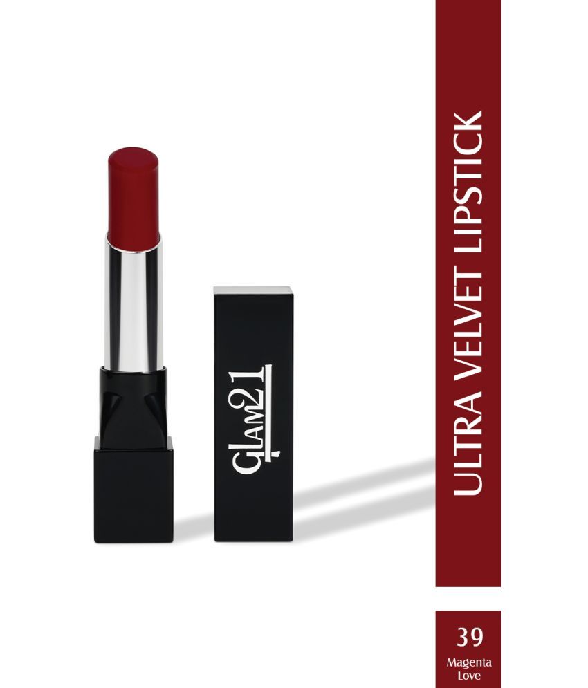     			Glam21 Long-lasting Ultra Velvet Lipstick With Creamy matte finish2.5gm Magenta Love-39