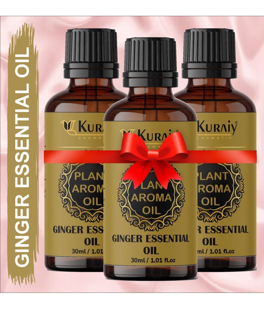     			KURAIY Ginger Slimming Essential Oil Lifting Firming Hip Lift Up Fat Burner Pack of 3