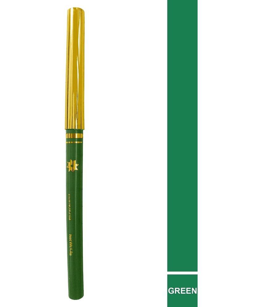     			Mapperz Green Glossy Eye Liner Pencil ( Pack of 1 )
