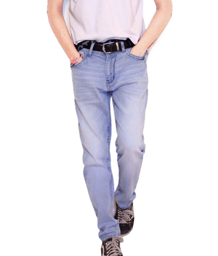     			Shubh paridhaan Slim Fit Washed Men's Jeans - Blue ( Pack of 1 )