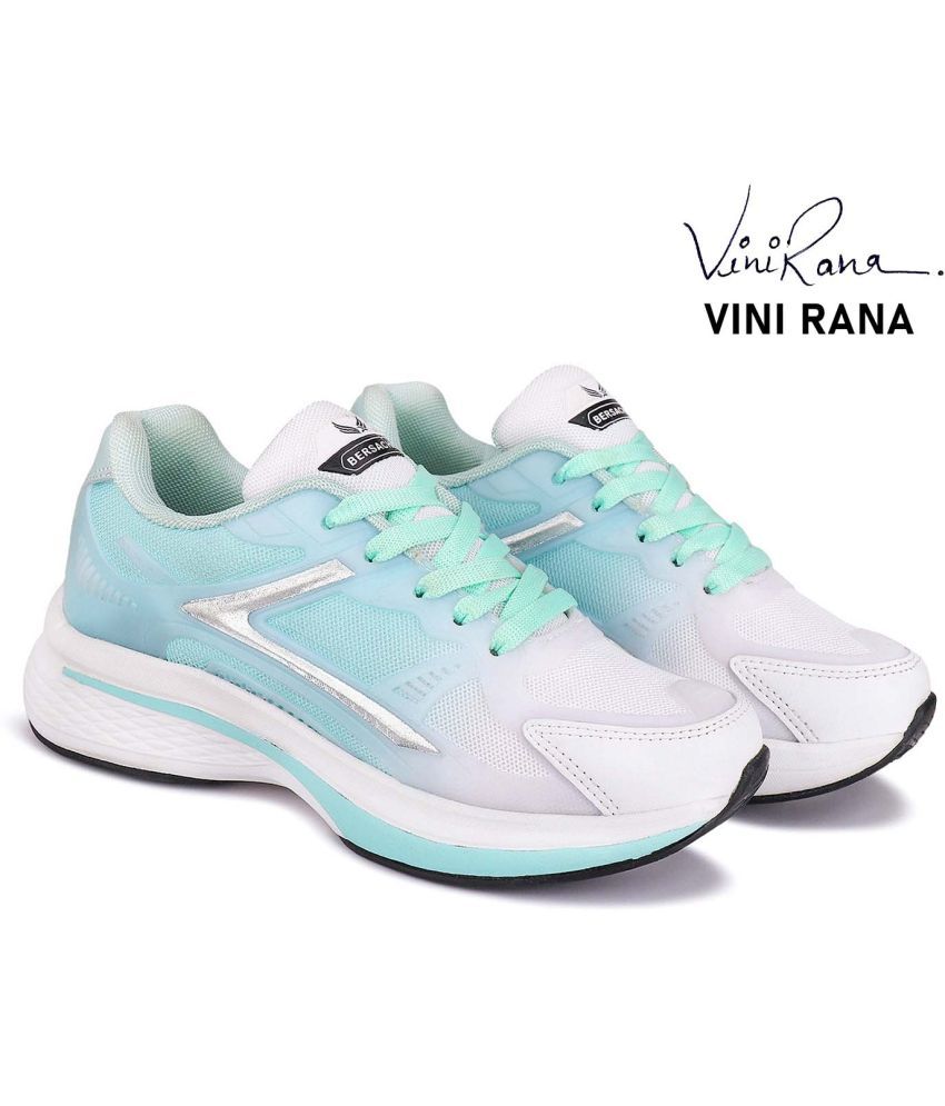     			Bersache - White Women's Running Shoes