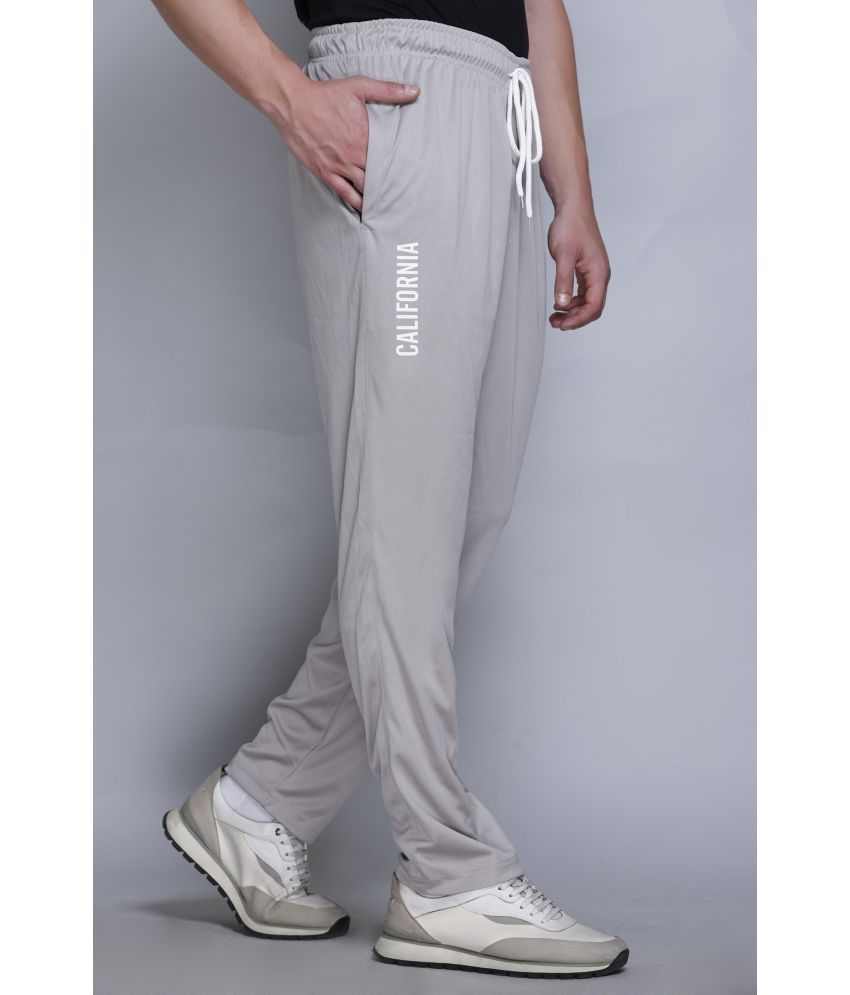     			HVBK Grey Polyester Men's Trackpants ( Pack of 1 )