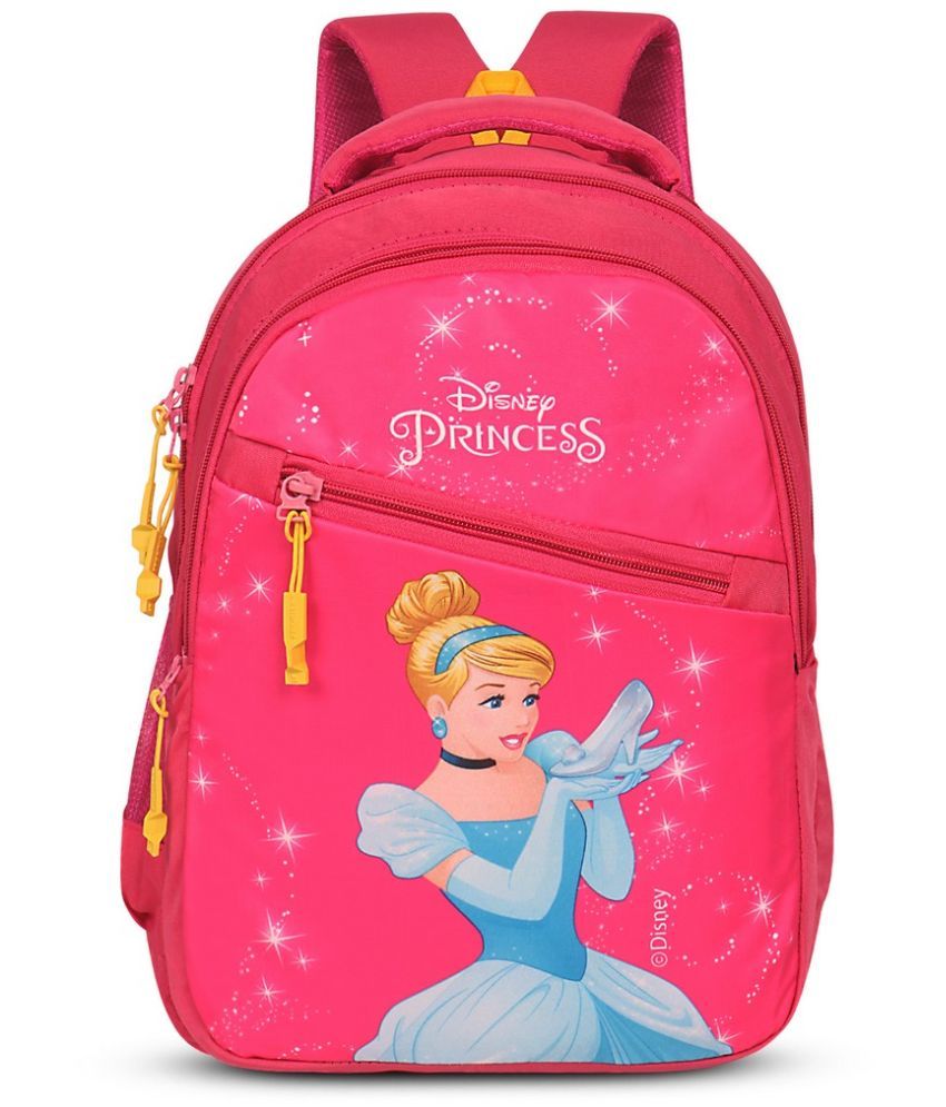     			Priority Pink Polyester Backpack For Kids