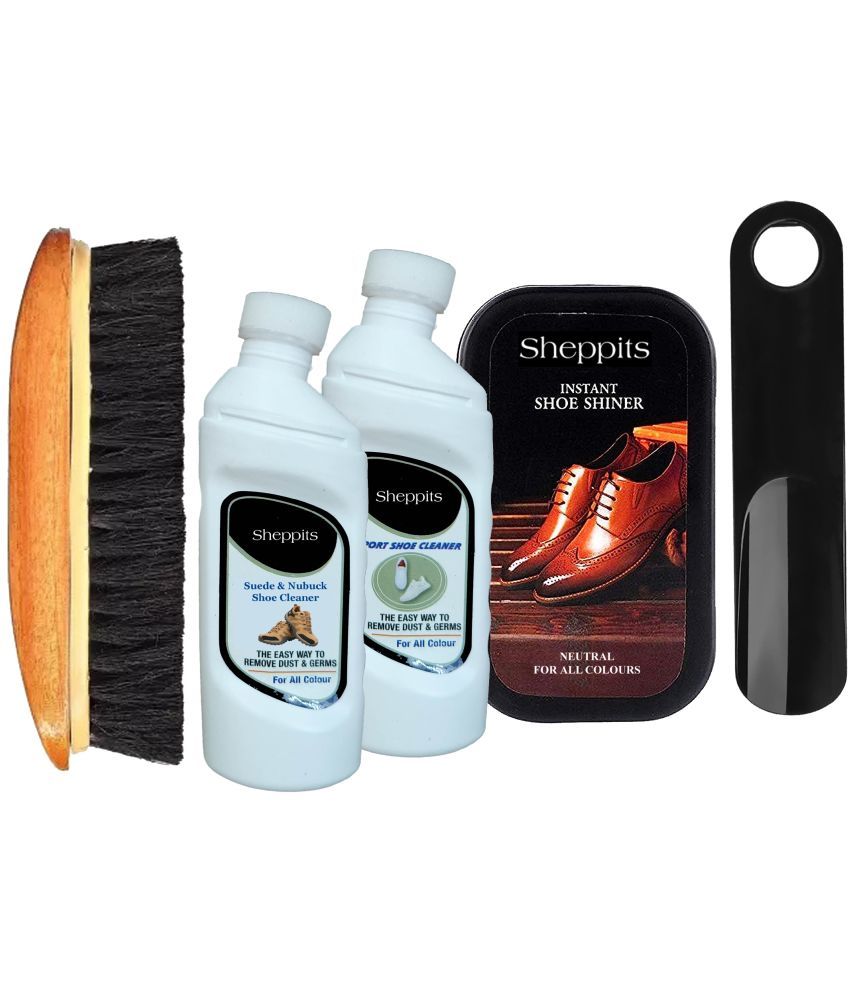     			Sheppits All Type Shoes Shoe Care Combo