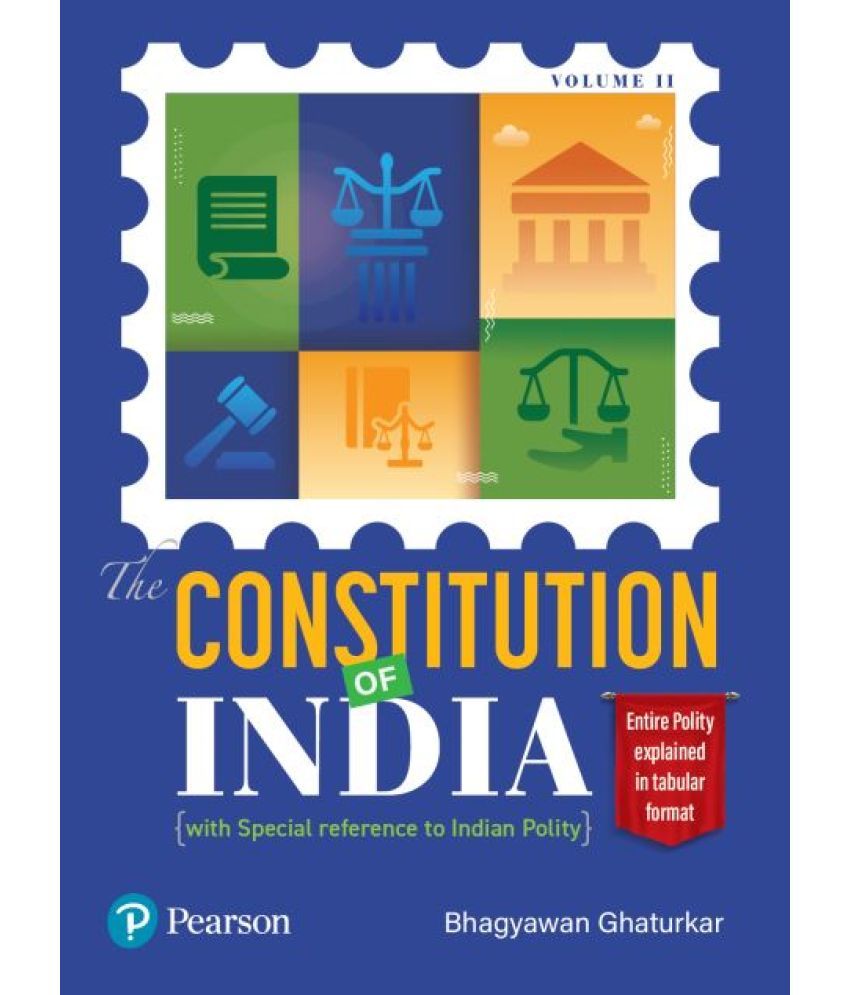     			The Constitution of India Volume II (With Special Reference to Indian Polity),  1st Edition - Pearson