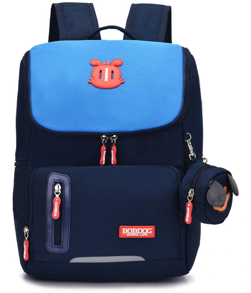     			Tinytot Blue Polyester Backpack For Kids