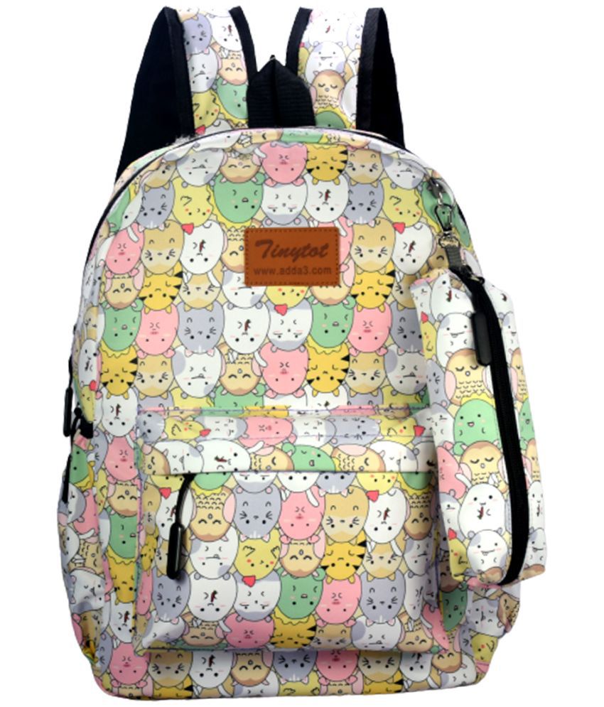     			Tinytot Multicolor Polyester Backpack For Kids