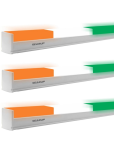 Gearup Tiranga (Tri color) 22 Watt Led Batten Energy Saving 4 Feet, Straight Linear Led 22W Tube Light (Multicolor, Pack Of 3)