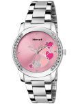 HMXT Silver Stainless Steel Analog Womens Watch