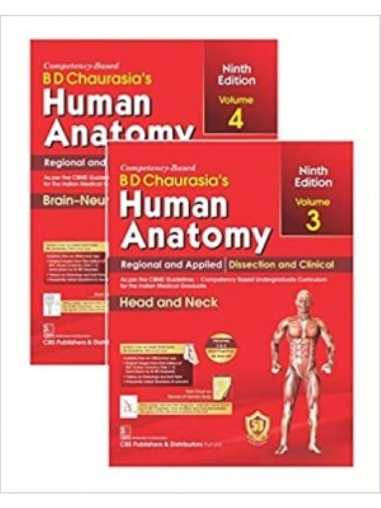     			BD Chaurasia's Human Anatomy, (Volumes 3 &4) 9th Edition