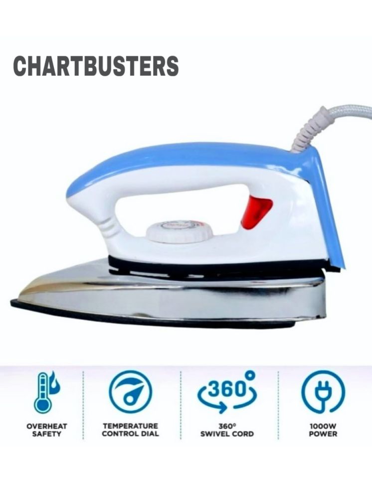     			CHARTBUSTERS STYLO Blue 1000 watt Dry Iron