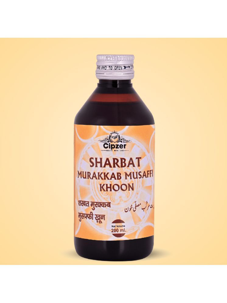     			CIPZER Sharbat Murakkab Musaffi Khoon Liquid 200 ml Pack Of 1