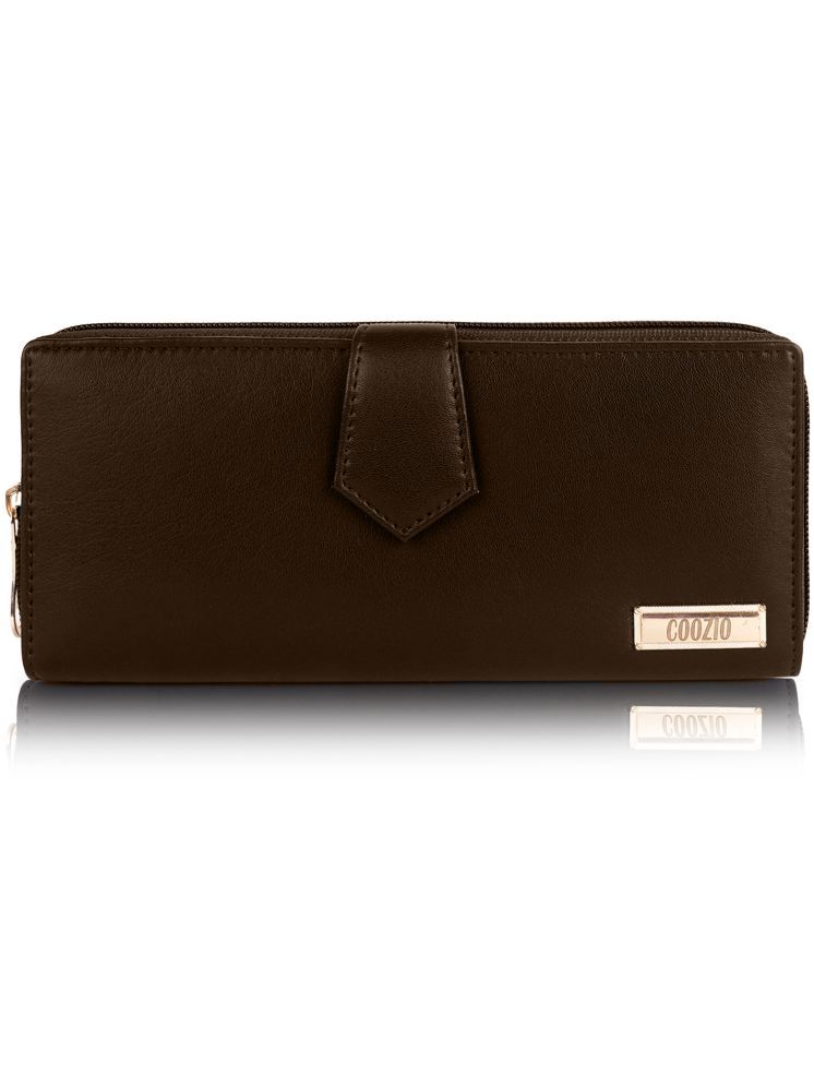     			COOZIO PU Brown Women's Regular Wallet ( Pack of 1 )