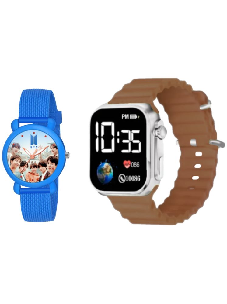     			DECLASSE Blue Dial Analog-Digital Boys Watch ( Pack Of 2 )