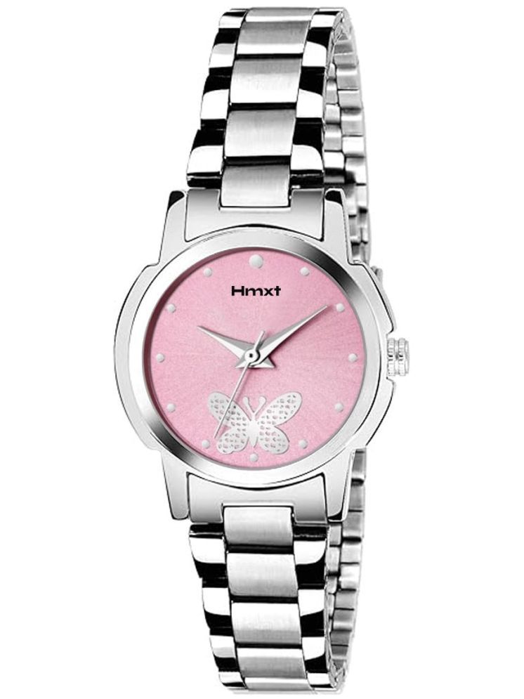     			HMXT Silver Stainless Steel Analog Womens Watch