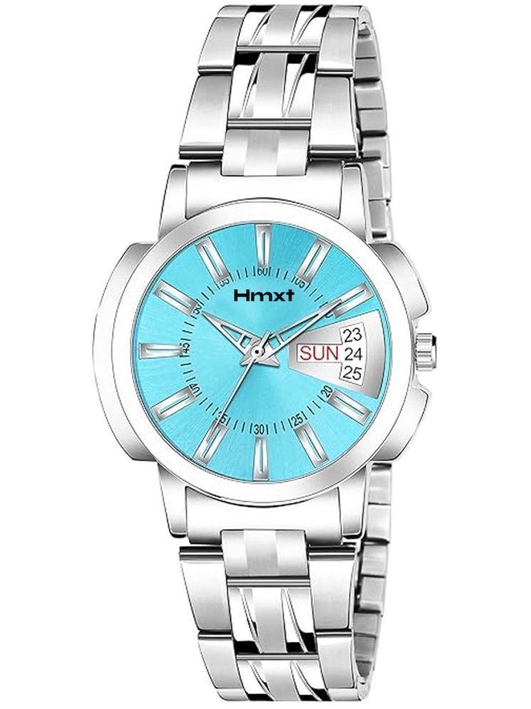     			HMXT Silver Stainless Steel Analog Womens Watch