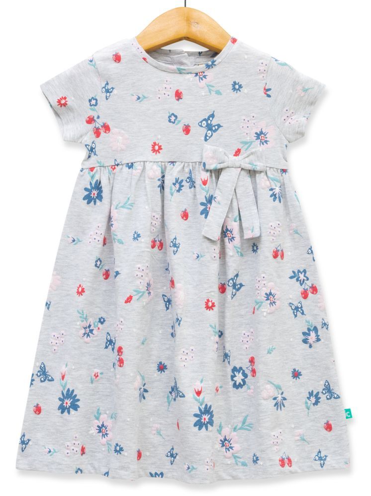     			Juscubs Gray Cotton Baby Girl Dress ( Pack of 1 )