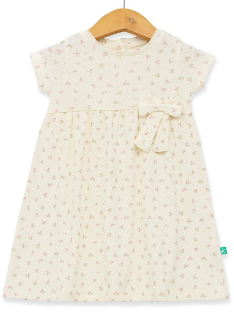     			Juscubs Pack of 1 Baby Girls Cotton Frock ( Off White )