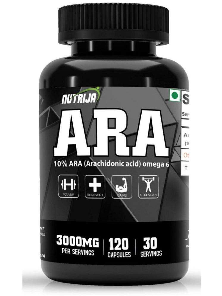     			NUTRIJA Arachidonic Acid (ARA) 3000mg - 240 no.s Capsule Pack of 2