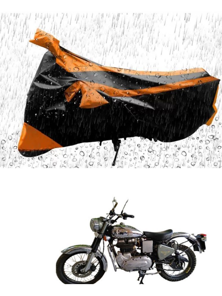     			RONISH Bike Body Cover for Royal Enfield Machismo 500 ( Pack of 1 ) , Orange