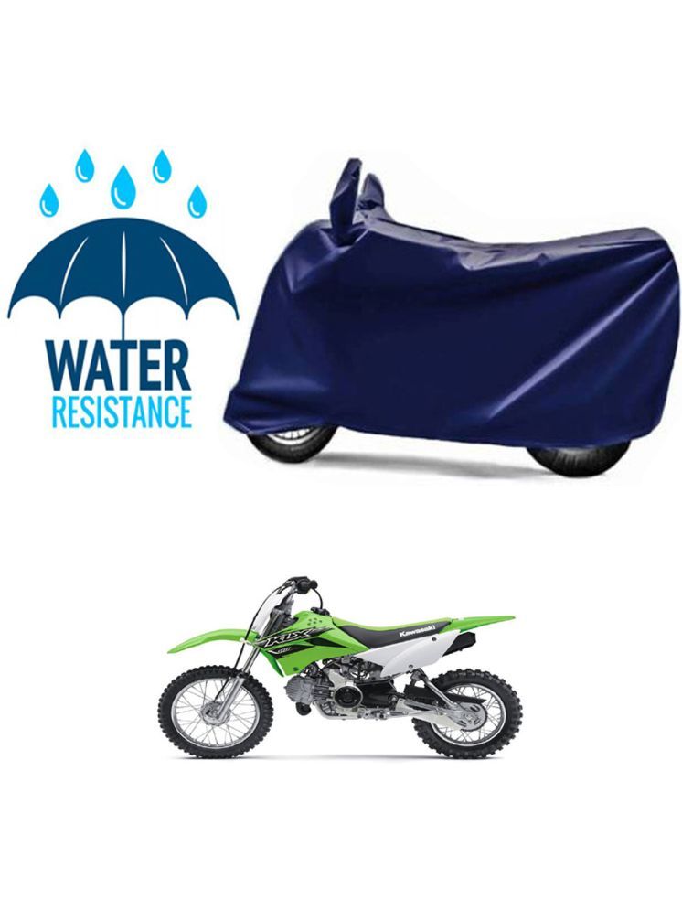     			RONISH Bike Body Cover for Kawasaki KLX 110 ( Pack of 1 ) , Blue