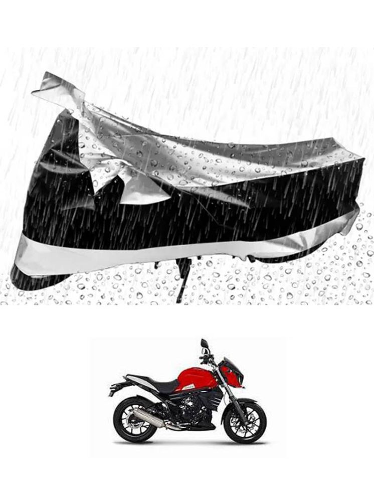     			RONISH Bike Body Cover for Mahindra All Bike Models ( Pack of 1 ) , Silver