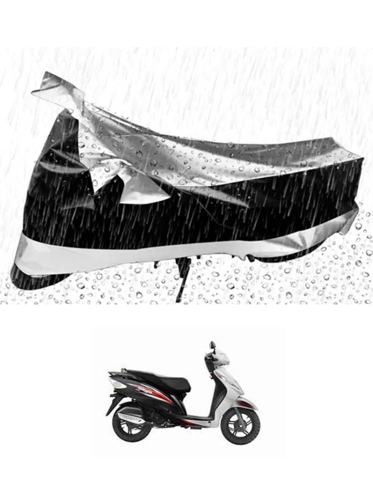     			RONISH Bike Body Cover for TVS Wego ( Pack of 1 ) , Silver