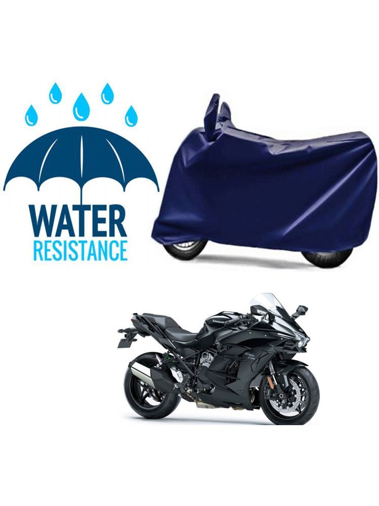     			RONISH Bike Body Cover for Kawasaki Ninja H2 ( Pack of 1 ) , Blue