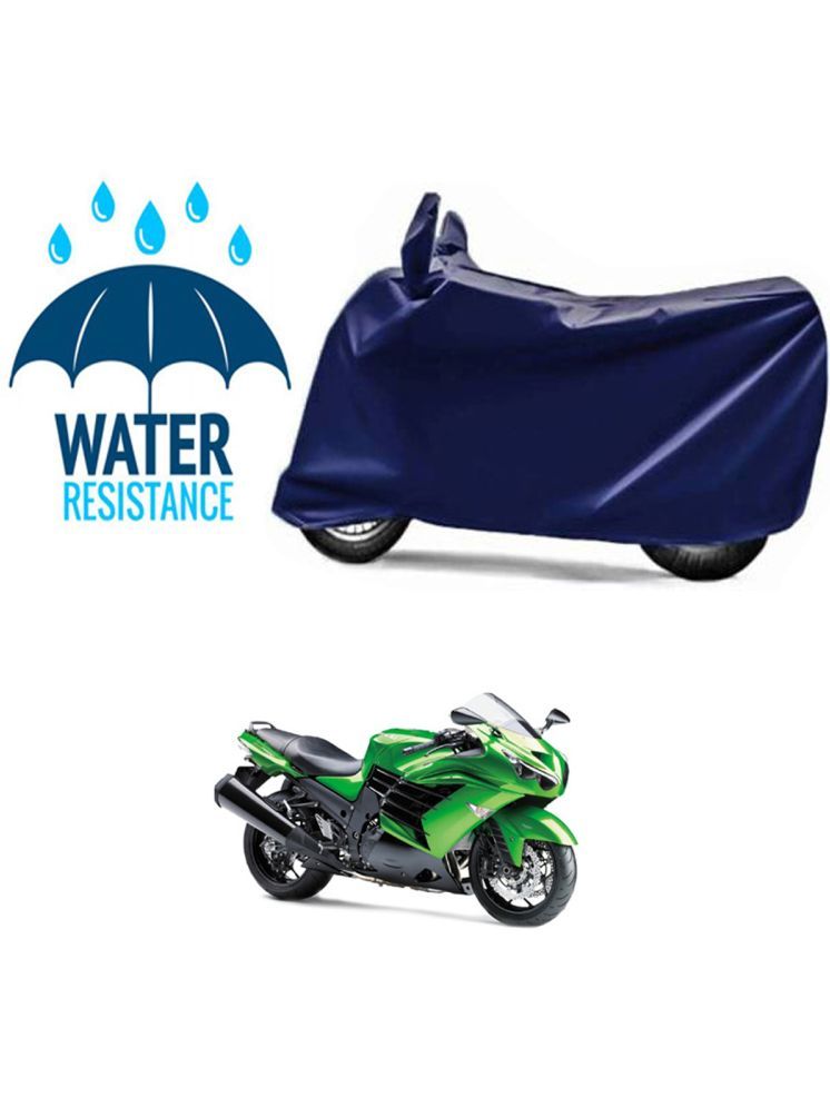     			RONISH Bike Body Cover for Kawasaki Ninja ZX-14R ( Pack of 1 ) , Blue