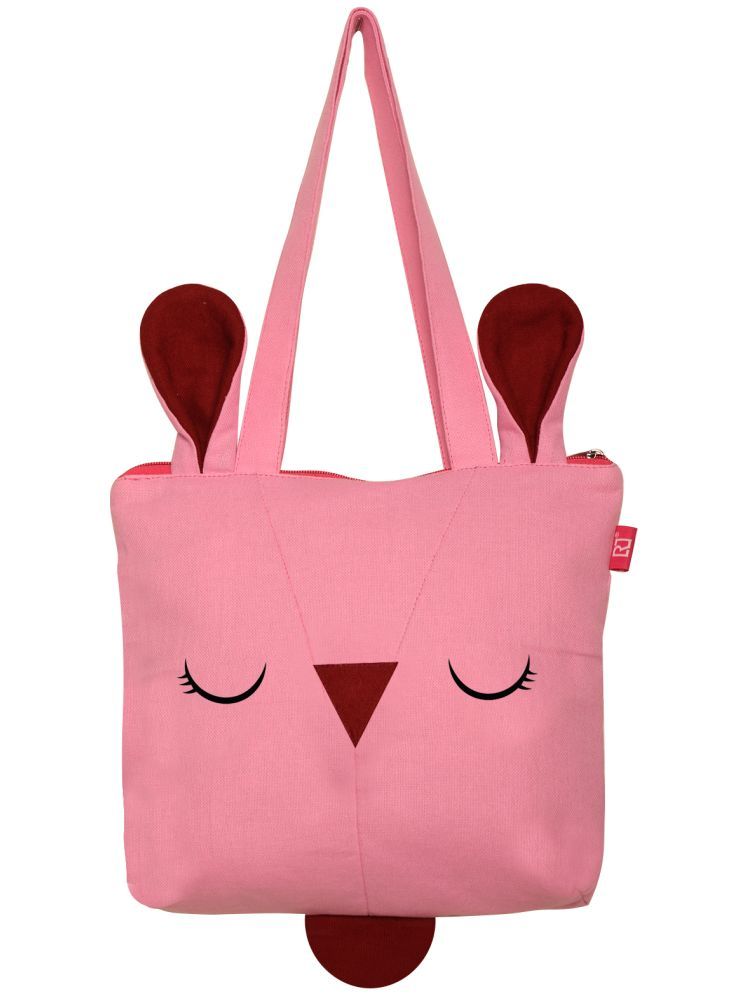     			Rich&Rich Pink Cotton Tote Bag