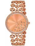 REESKY Rose Gold Metal Analog Womens Watch