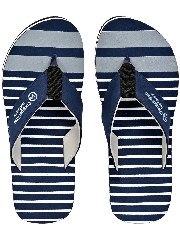     			Chappal Wala Navy Men's Thong Flip Flop