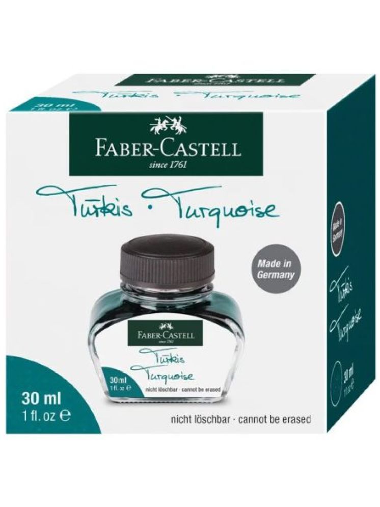     			Faber-Castell Fountain Pen Ink 30ml Bottle – Turquoise