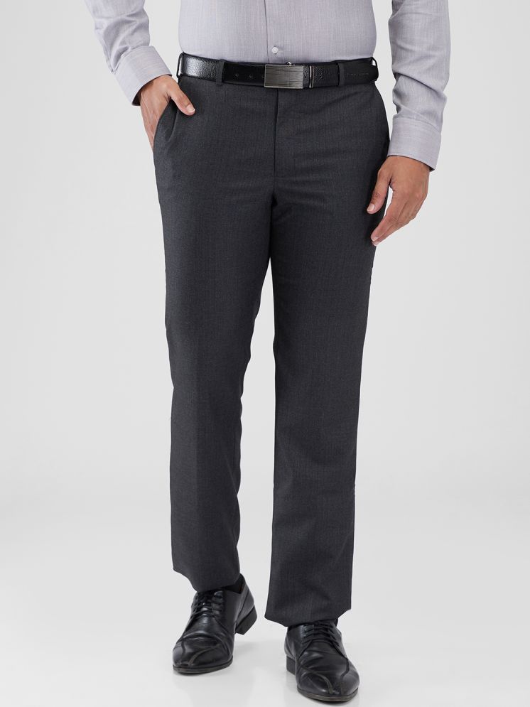     			Park Avenue Regular Flat Men's Formal Trouser - Grey ( Pack of 1 )