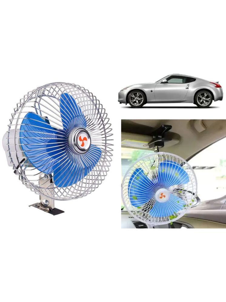     			Portable Car Fan run with Solar Panel or any 12 volts Battery.