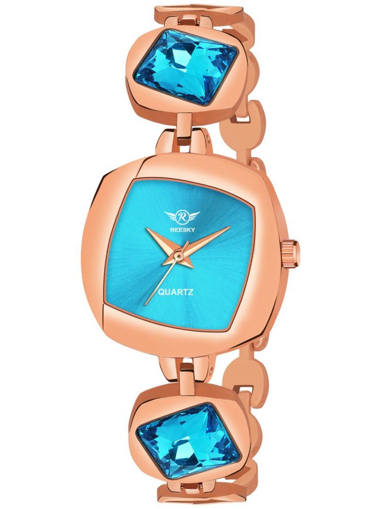     			REESKY Rose Gold Metal Analog Womens Watch