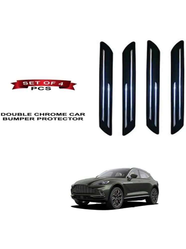     			RONISH Rubber Car Bumper Protector Guard (Double Chrome) For Aston Martin DBX