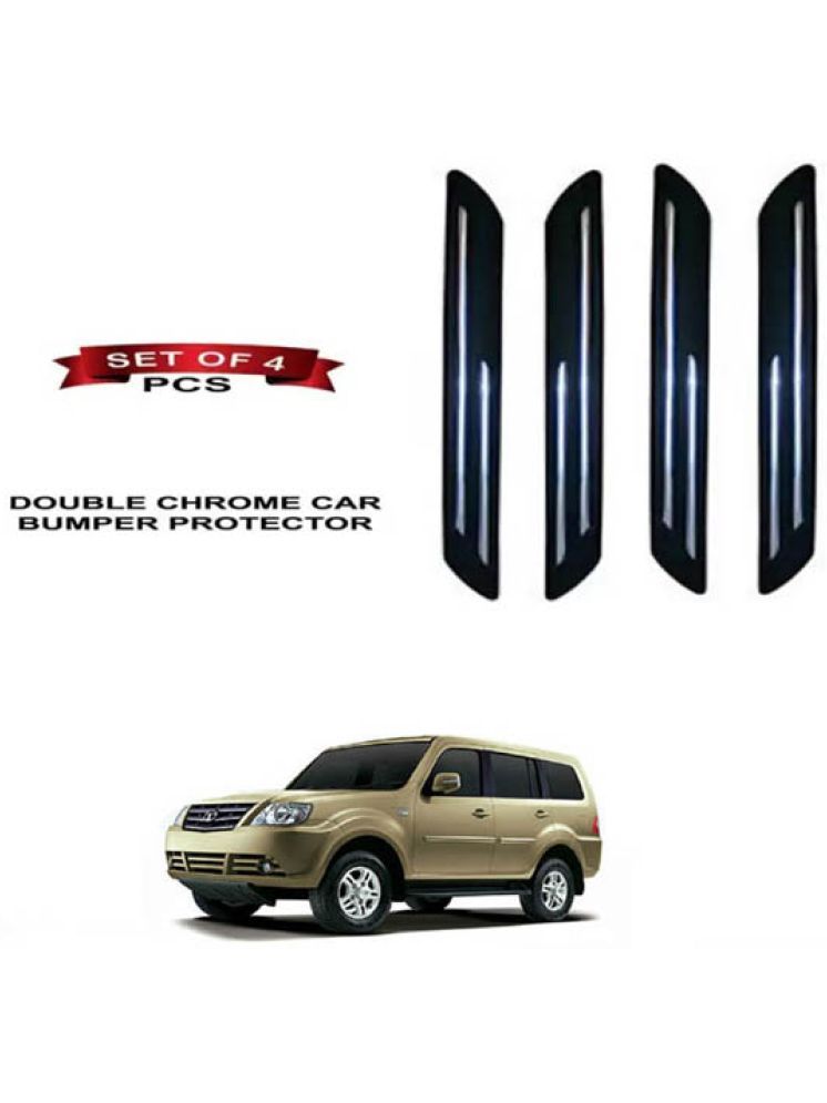     			RONISH Rubber Car Bumper Protector Guard (Double Chrome) For Tata Grand Dicor