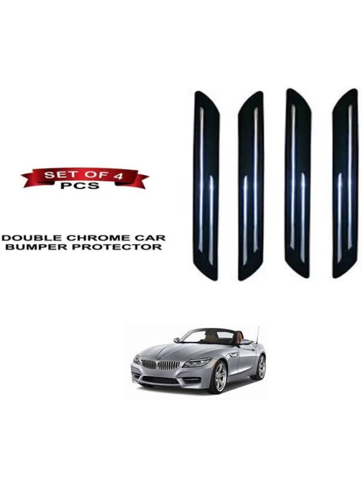     			RONISH Rubber Car Bumper Protector Guard (Double Chrome) For BMW Z4