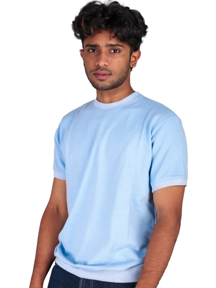     			Radprix Cotton Blend Round Neck Men's Sweatshirt - Light Blue ( Pack of 1 )